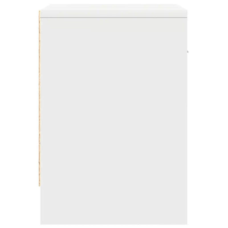 Bedside Cabinets 2 pcs with Drawer White 39x28x41 cm