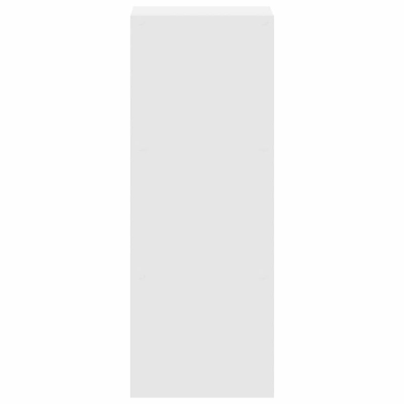 vidaXL Bookcase Stackable White 30x30x80 cm Engineered Wood