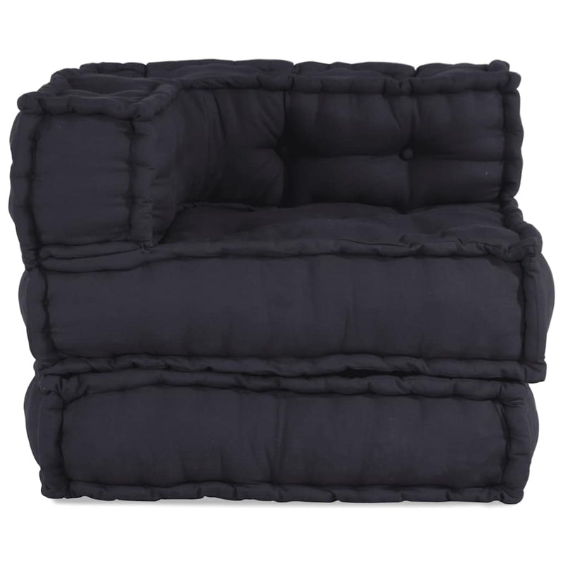 vidaXL Modular Pouffe Anthracite 70x70x54 Fabric