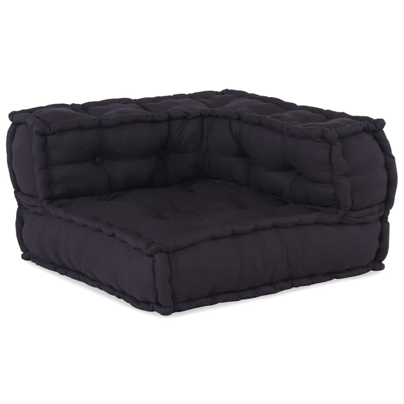 vidaXL Modular Pouffe Anthracite 70x70x54 Fabric