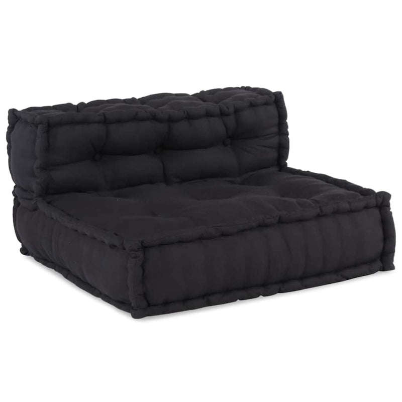 vidaXL Modular Pouffe Anthracite 70x70x54 Fabric