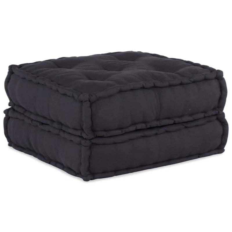 vidaXL Modular Pouffe Anthracite 70x70x36 Fabric