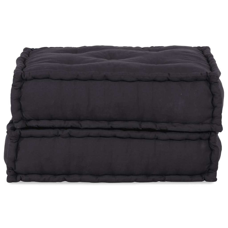 vidaXL Modular Pouffe Anthracite 70x70x36 Fabric