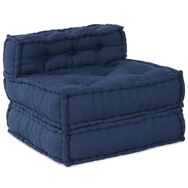 vidaXL Modular Sofa Indigo 70 x 70 x 56 cm Fabric