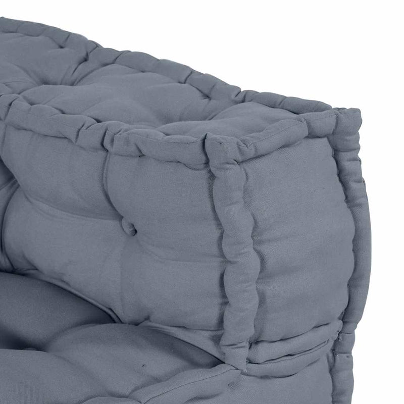 vidaXL Modular Corner Sofa Grey 70 x 70 x 56 cm Fabric