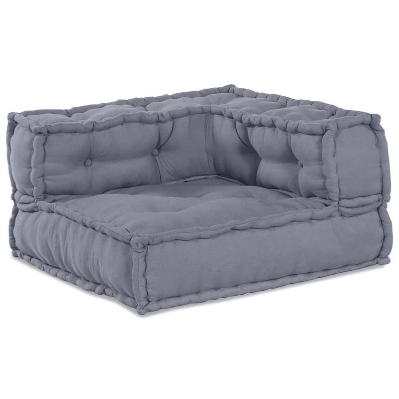 vidaXL Modular Corner Sofa Grey 70 x 70 x 56 cm Fabric