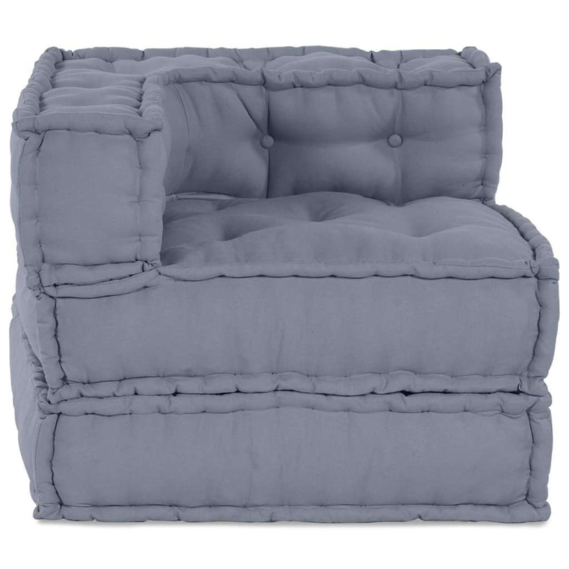 vidaXL Modular Corner Sofa Grey 70 x 70 x 56 cm Fabric