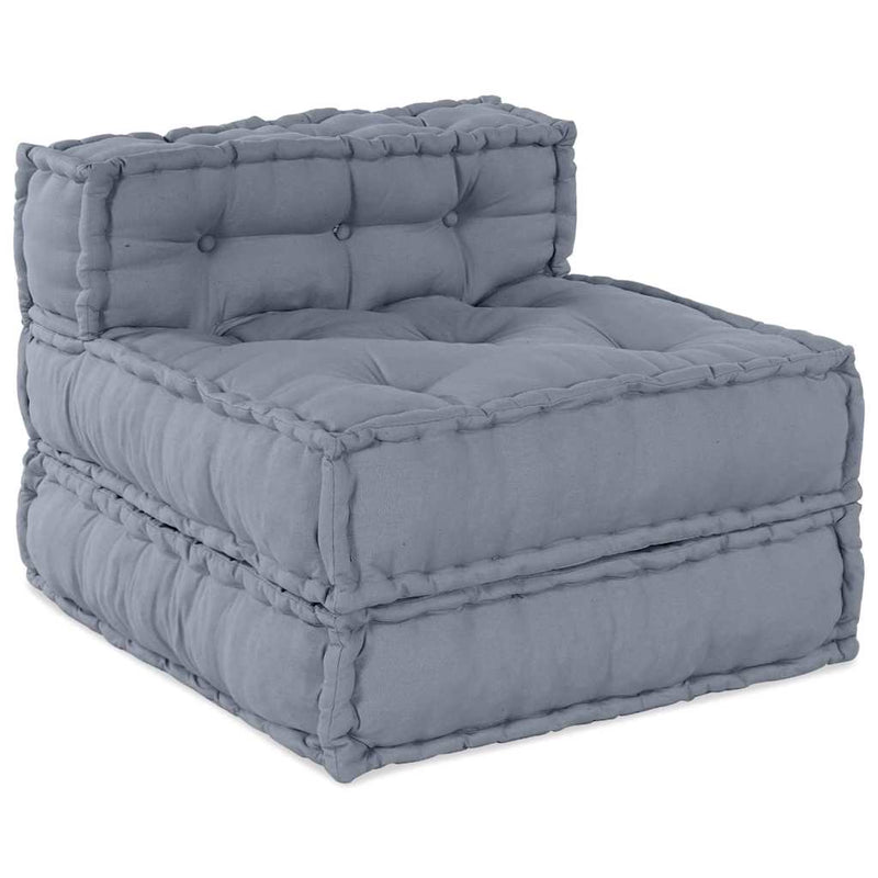 vidaXL Modular Sofa Grey 70 x 70 x 56 cm Fabric