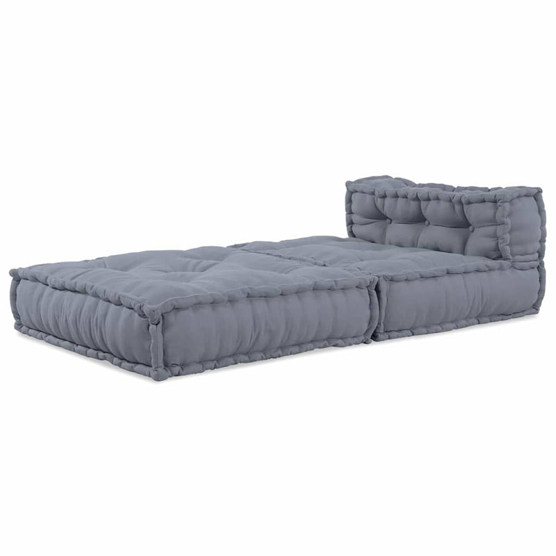 vidaXL Modular Sofa Grey 70 x 70 x 56 cm Fabric