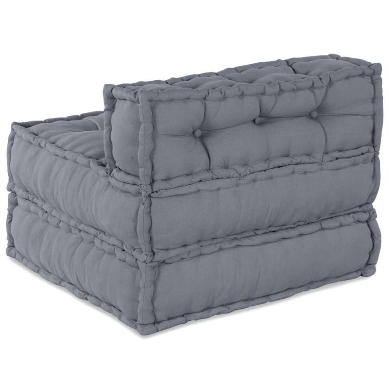 vidaXL Modular Sofa Grey 70 x 70 x 56 cm Fabric