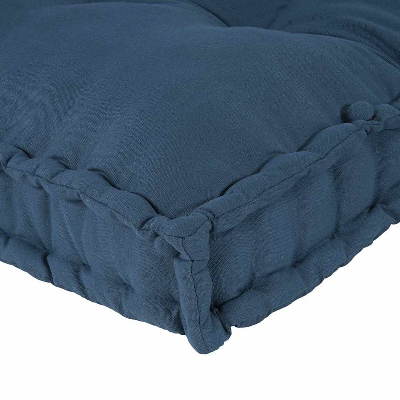 vidaXL Sofa Cushion 3 pcs Indigo Fabric