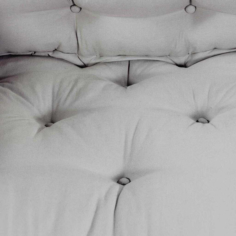 vidaXL Sofa Cushion 3 pcs Grey Fabric
