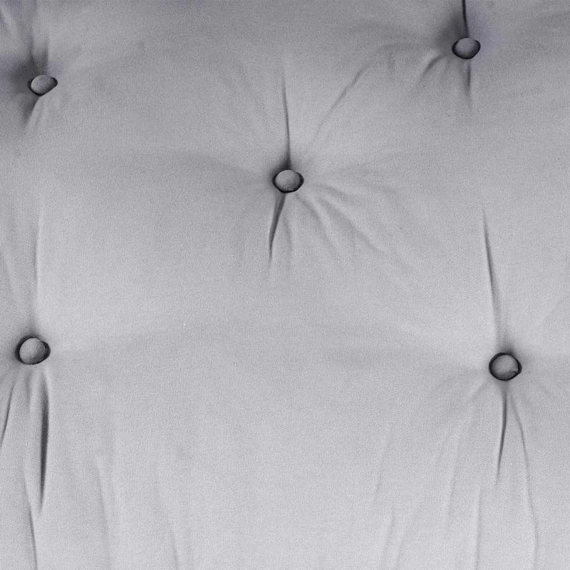 vidaXL Sofa Cushion 2 pcs Grey Fabric