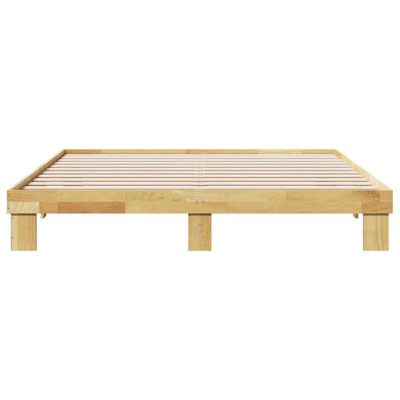 vidaXL Bed Frame without Mattress 180x200 cm Solid Wood Oak