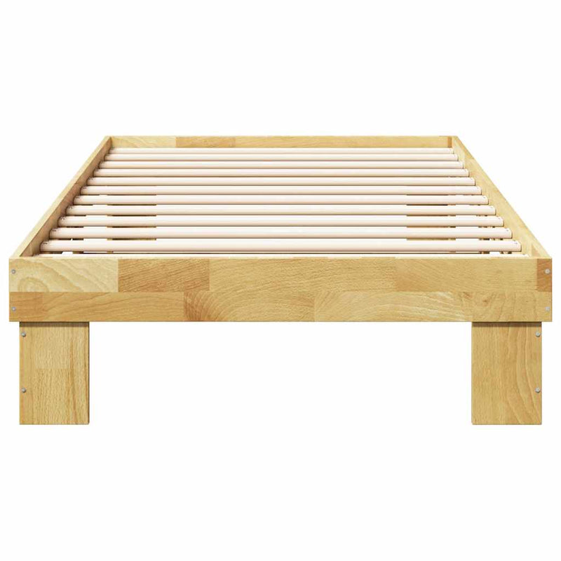 vidaXL Bed Frame without Mattress 90x190 cm Solid Wood Oak