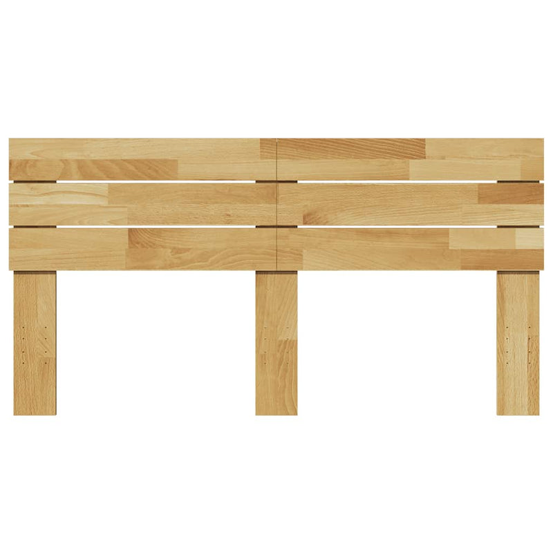 vidaXL Headboard 140 cm Solid Wood Oak