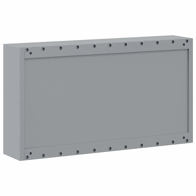 Tool Cabinet with Shelf Black and Grey 100 x 20 x 55 cm Steel
