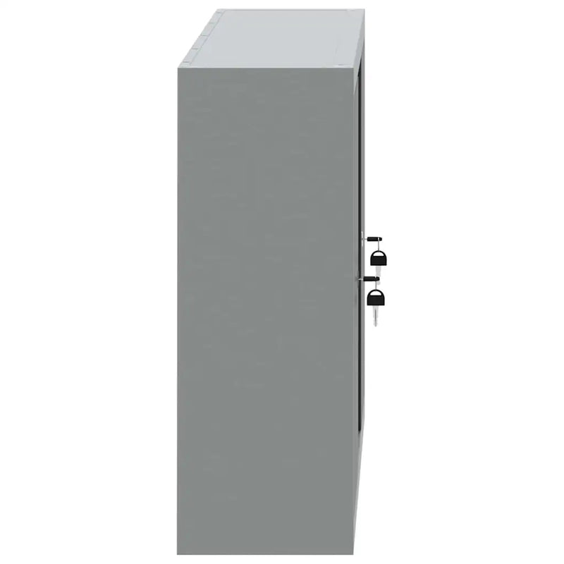 Tool Cabinet with Shelf Black and Grey 100 x 20 x 55 cm Steel