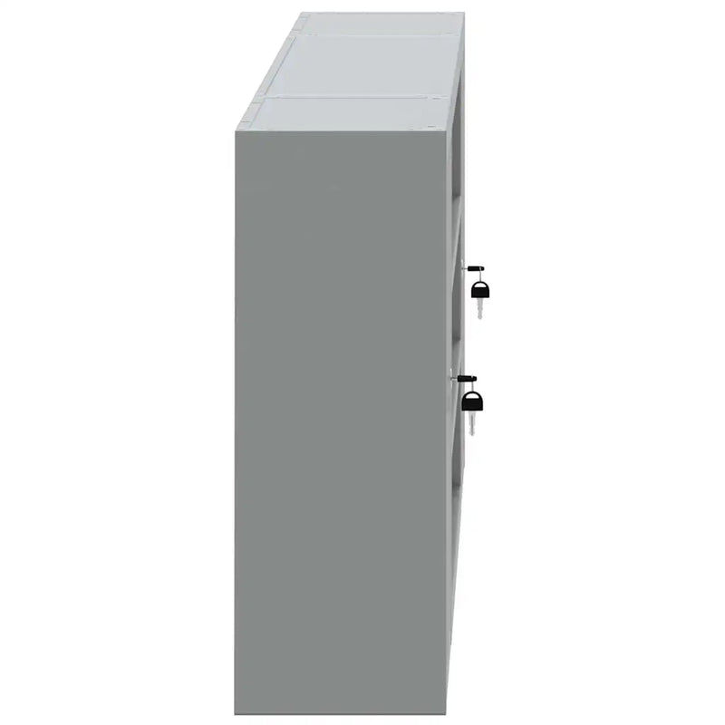 Tool Cabinet with Shelf Black and Grey 150 x 20 x 55 cm Steel