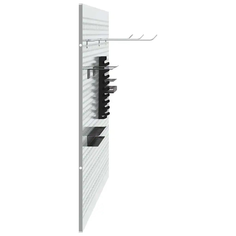 Tool Wall Panel 2 pcs Grey 100 x 1 x 60 cm Steel