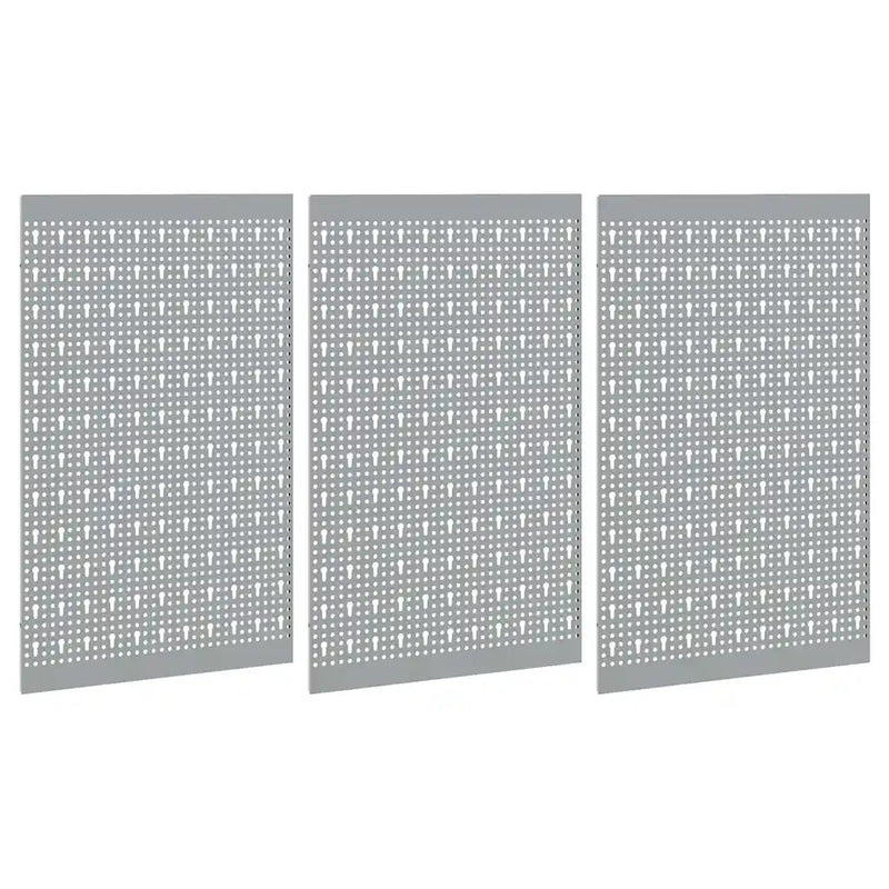 Tool Wall Panel 3 pcs Grey 150 x 1 x 60 cm