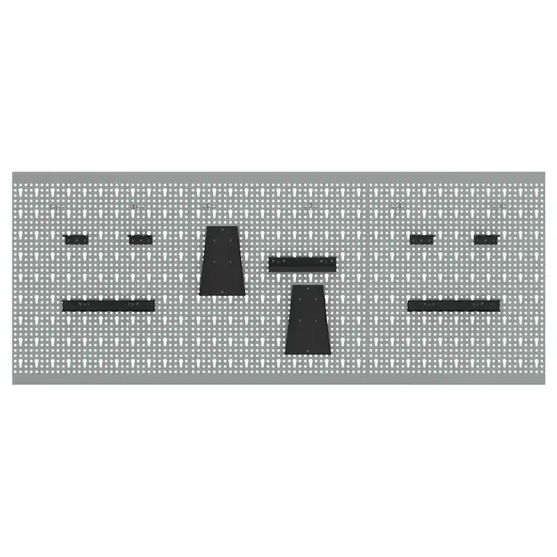 Tool Wall Panel 3 pcs Grey 150 x 1 x 60 cm
