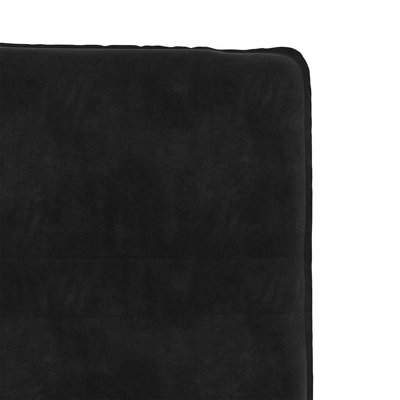 vidaXL Dining Chairs 2 pcs Black Velvet