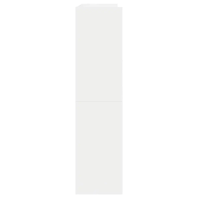 Shoe Rack White 80x25x62 cm Engineered Wood