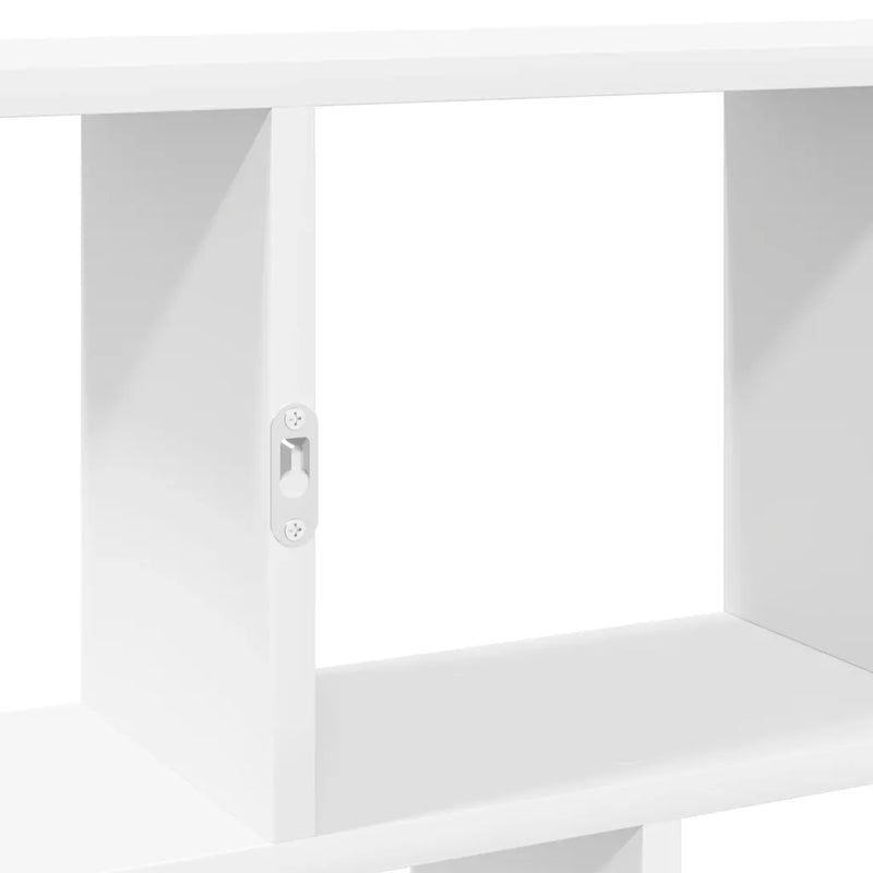Wall Cube Shelf 12 Compartments White Engineered Wood