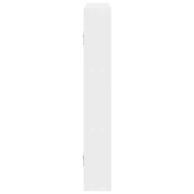 Wall Shelf White 43x9x60 cm Engineered Wood