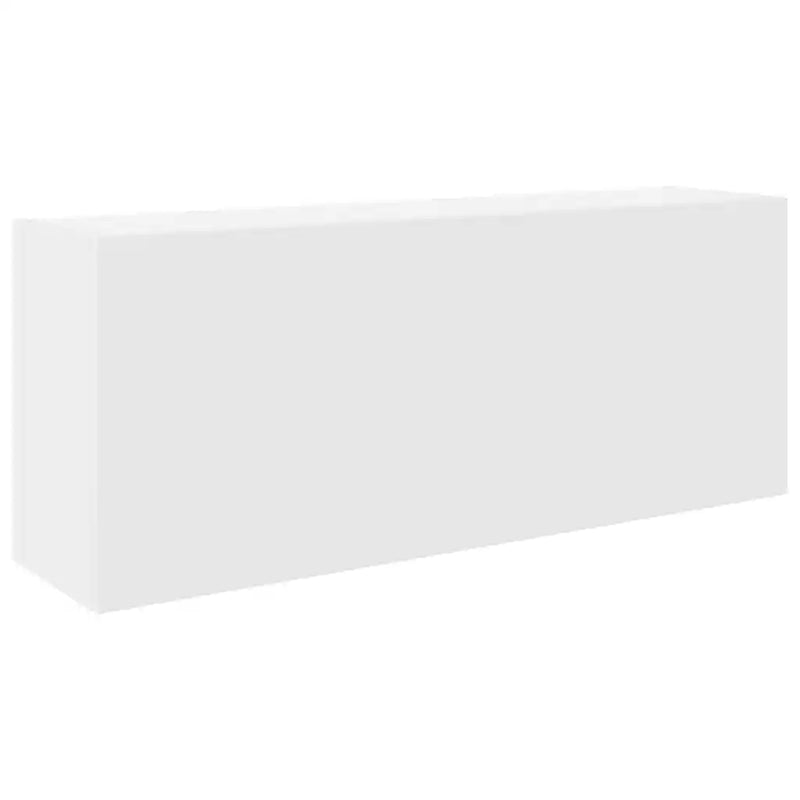 Bathroom Wall Cabinet White 100x25x40 cm Engineered Wood