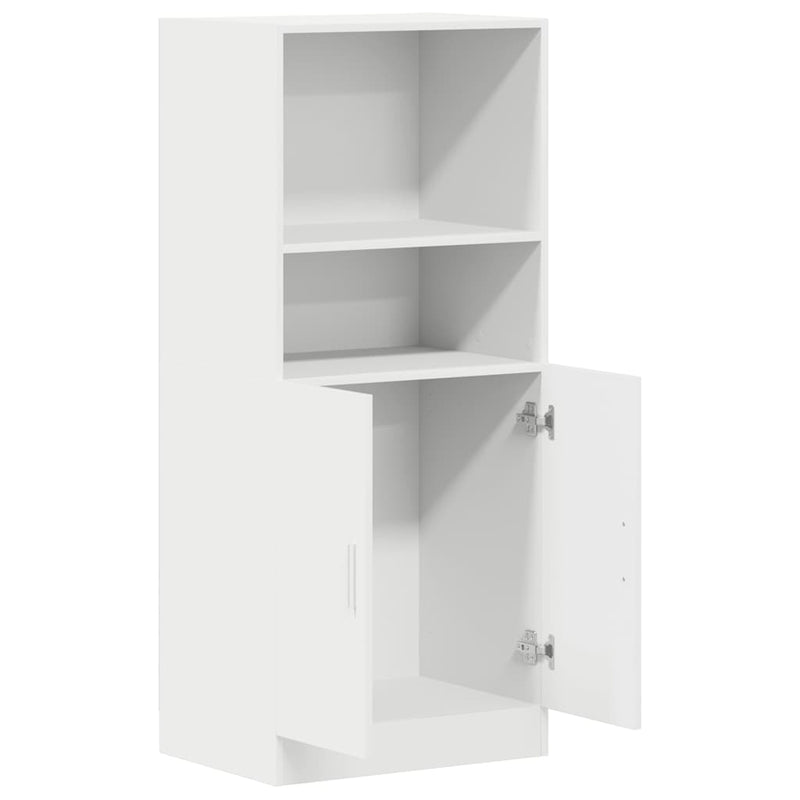 vidaXL Kitchen Cabinet White 57x41,5x131,5 cm Engineered Wood
