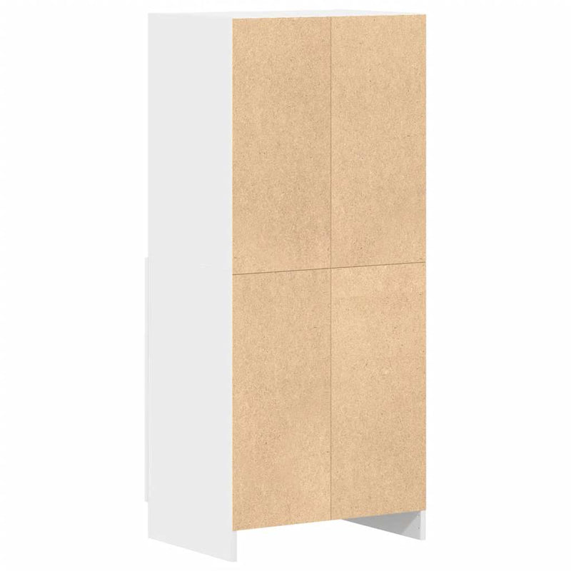 vidaXL Kitchen Cabinet White 57x41,5x131,5 cm Engineered Wood