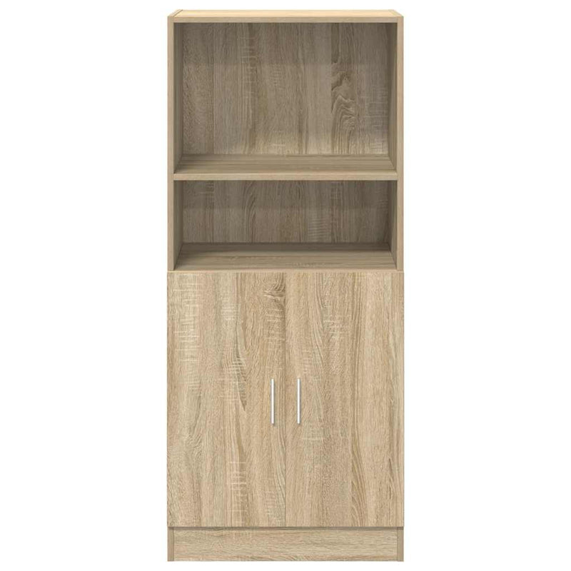 vidaXL Kitchen Cabinet Sonoma Oak 57x41,5x131,5 cm Engineered Wood