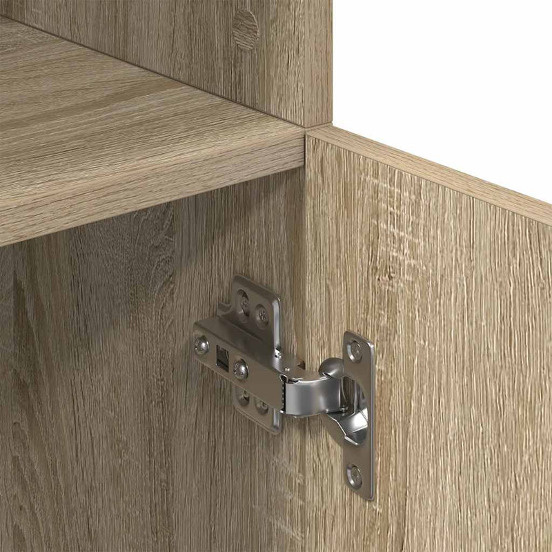vidaXL Kitchen Cabinet Sonoma Oak 57x41,5x131,5 cm Engineered Wood