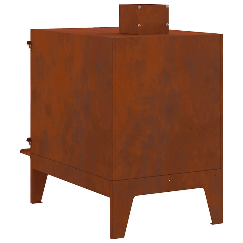 Camping Stove 35x50x60 cm Corten Steel