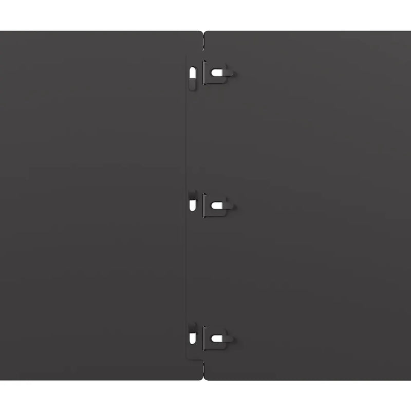 Lawn Edgings 10 pcs Black 25x103 cm Cold-rolled Steel