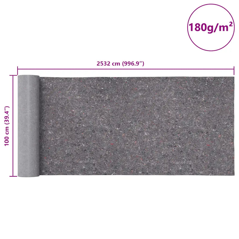Non-slip Painter Fleeces 2 pcs 25 m 180 g/m�� Grey