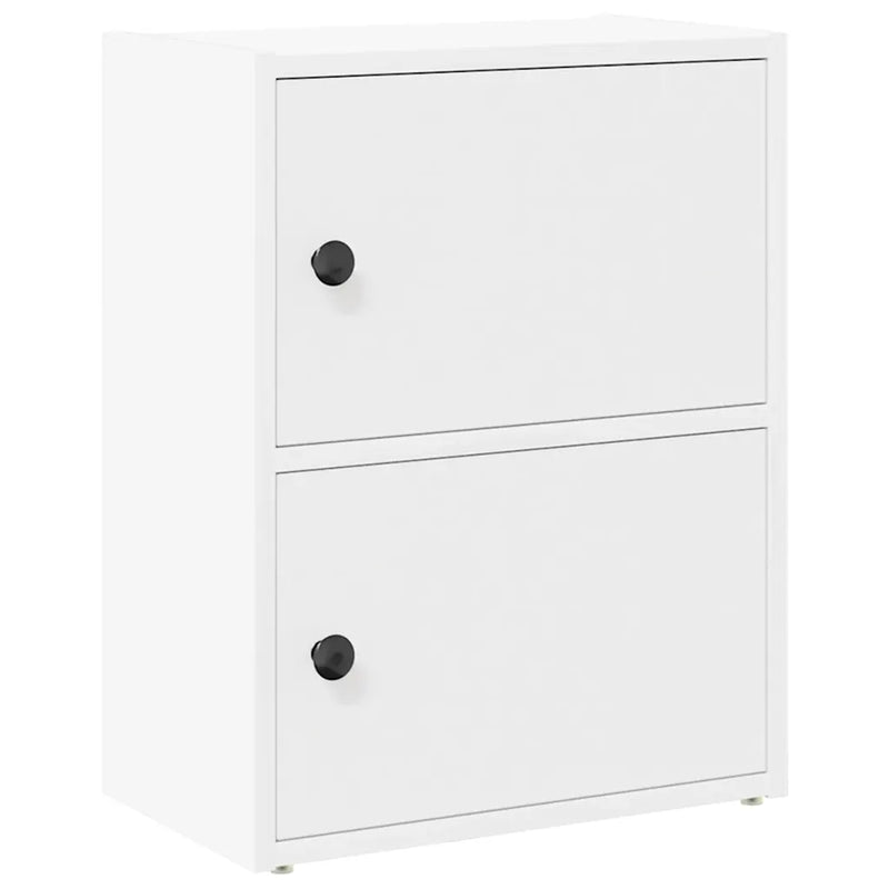 Bookcase White 40x24x52 cm Engineered Wood