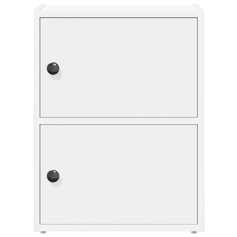 Bookcase White 40x24x52 cm Engineered Wood