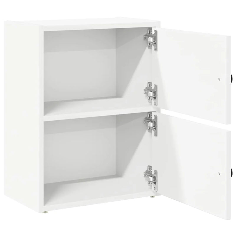 Bookcase White 40x24x52 cm Engineered Wood
