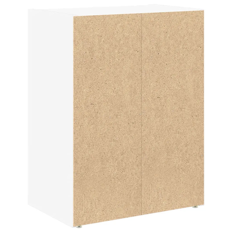 Bookcase White 40x24x52 cm Engineered Wood