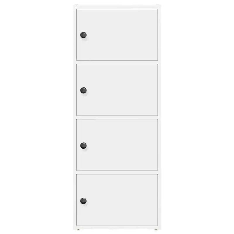 Bookcase White 40x24x102 cm Engineered Wood