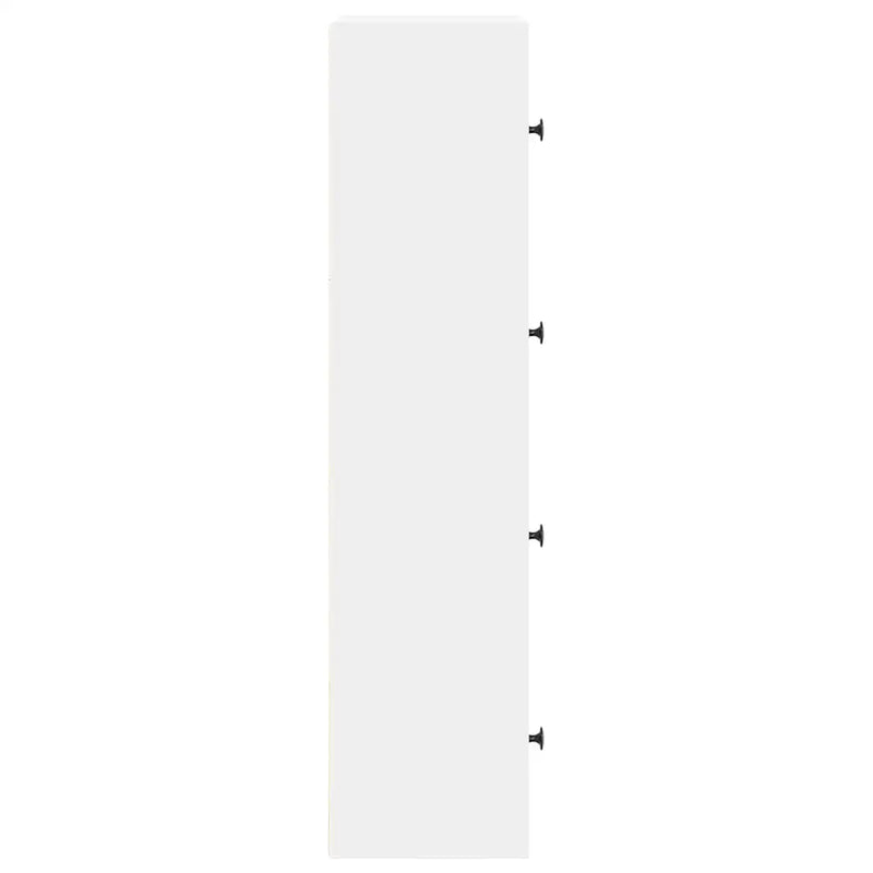 Bookcase White 40x24x102 cm Engineered Wood