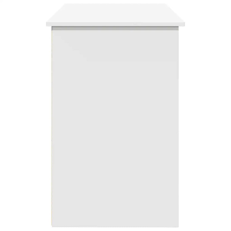 Desk White 102x50x75 cm Engineered Wood