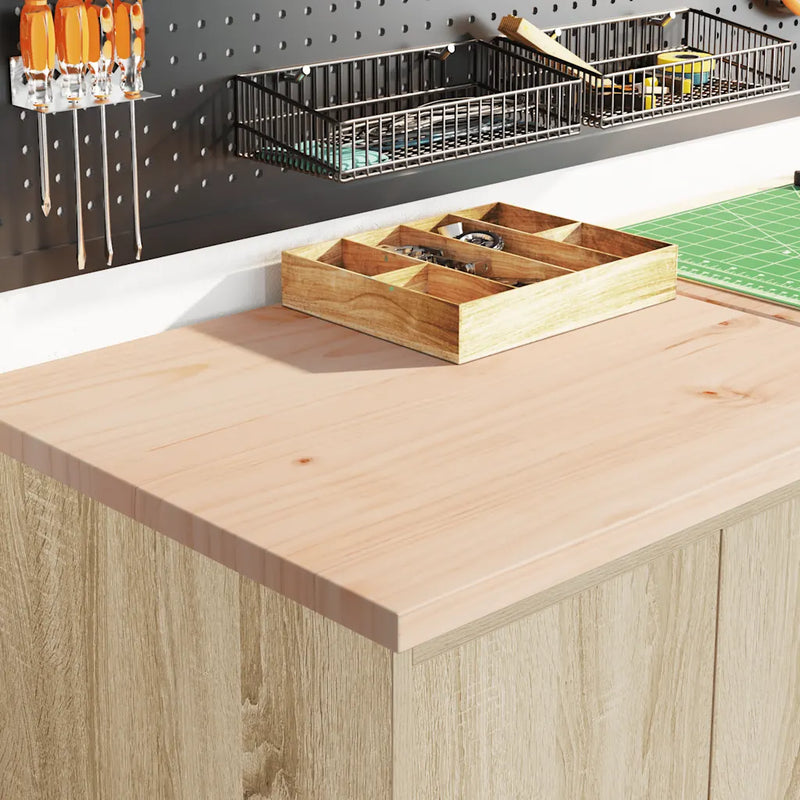 Garage Storage Cabinet Sonoma Oak 60x51x85 cm Solid Wood Pine
