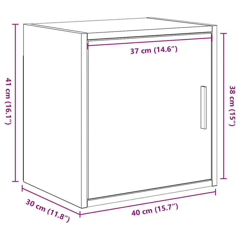 Garage Wall Cabinet White Engineered Wood