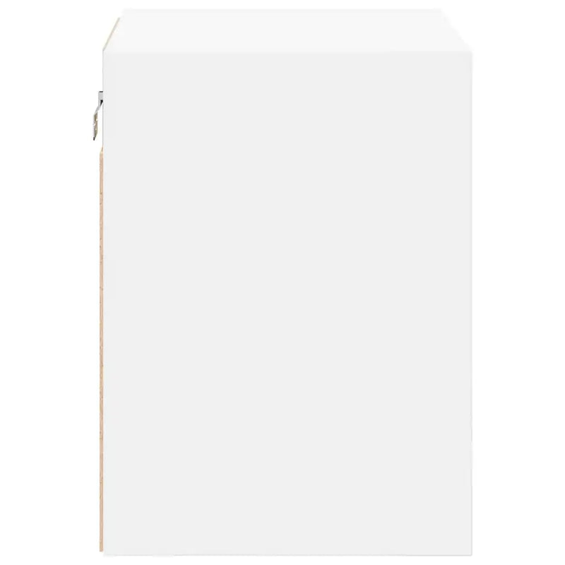 Garage Wall Cabinet White Engineered Wood