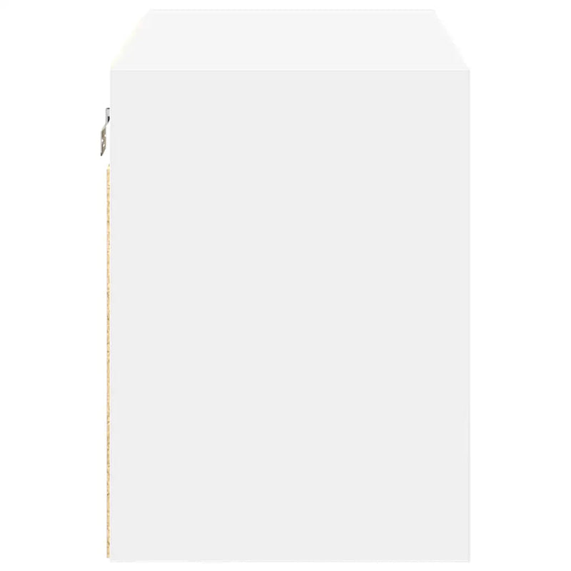 Garage Wall Cabinet White Engineered Wood
