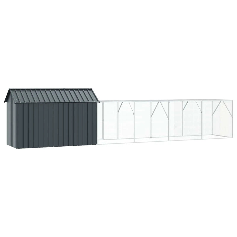 Bird Cage Anthracite 619 x 111 x 142 cm Galvanised Steel